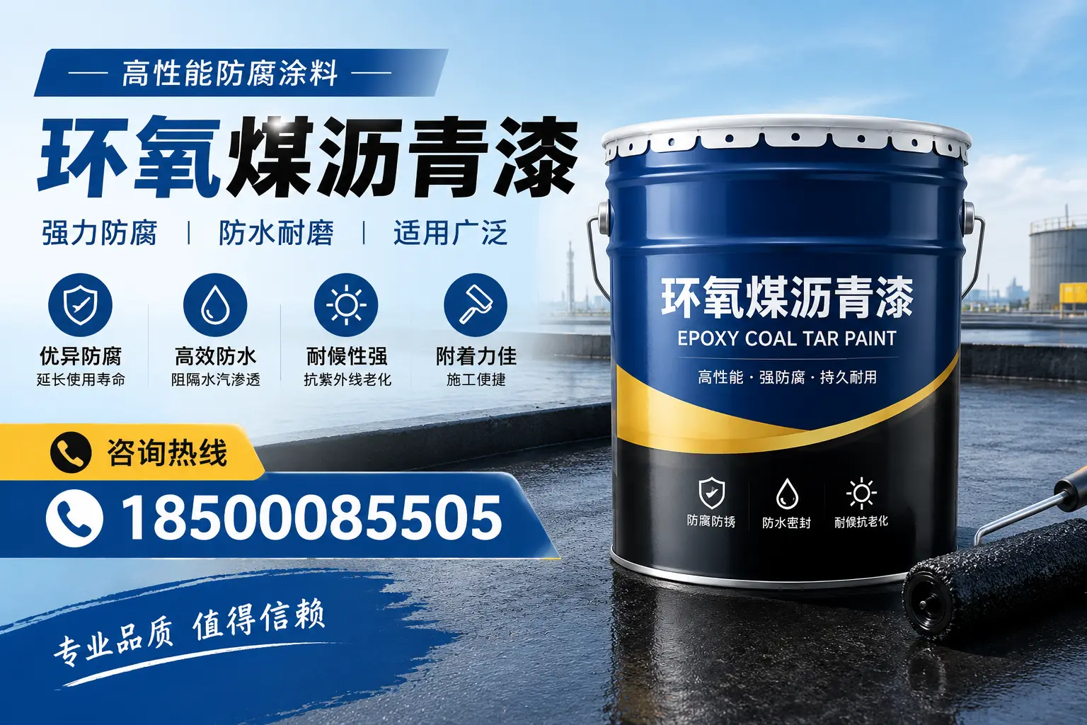 环氧煤沥青漆的主要成分与功能，咸宁用户深度了解